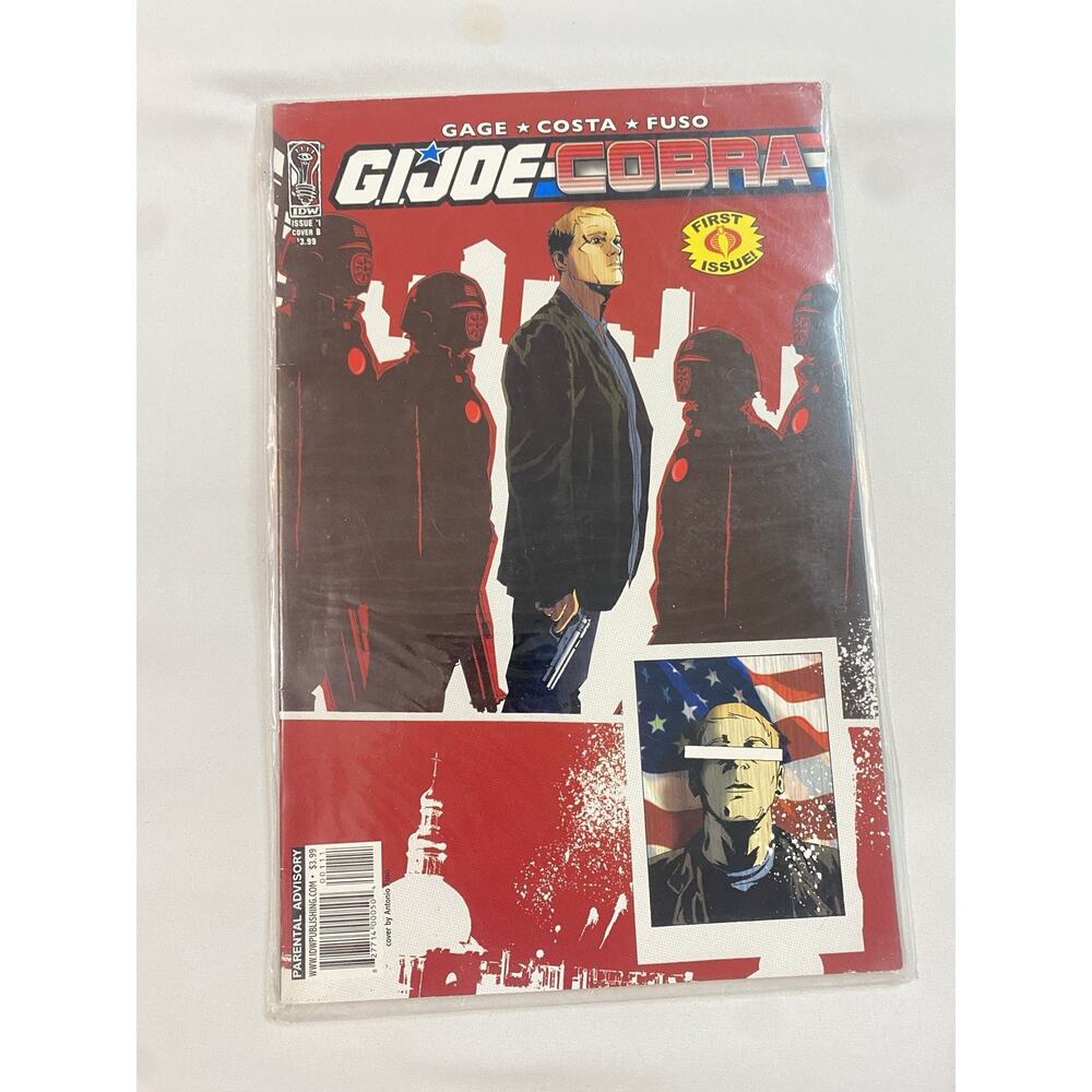G.I. Joe Cobra #1 IDW 2009 Cover B Antonio Fuso Chuck Dixon First Issue NM-
